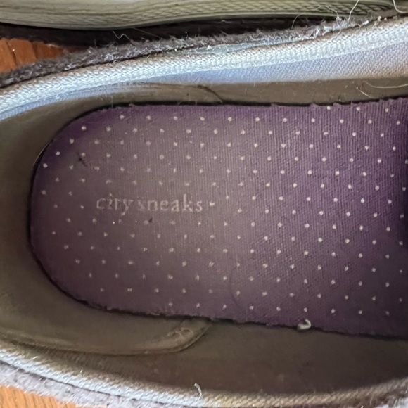 City Sneaks Canvas Sneakers Slate Grey Sequins. - Picture 5 of 7